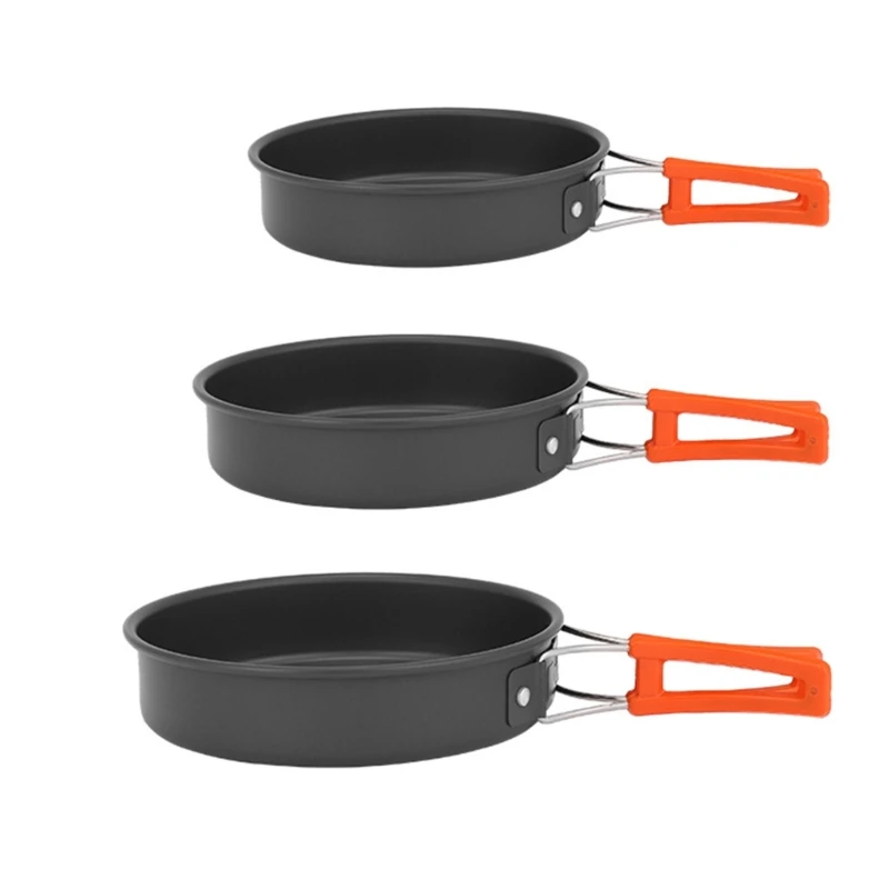 Camping Cooking Organizer - Portable Frying Pan with Storage Bag
