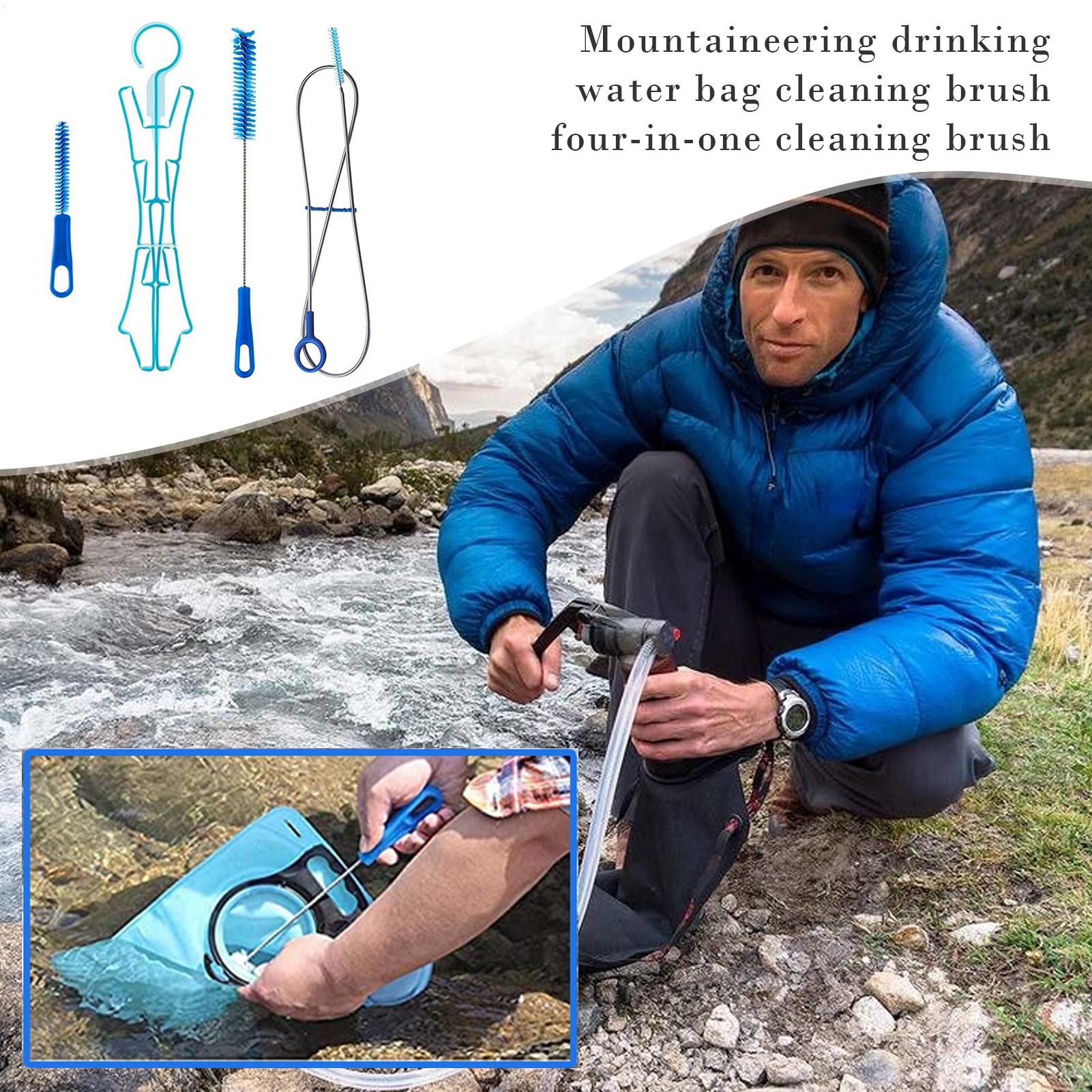 Camping Cooking And Drinking - Water Hydration Bladder Cleaning Brush Kit