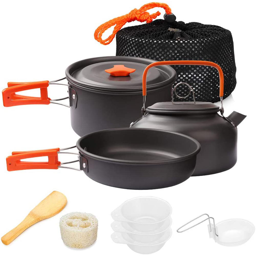 Camping Cooking Utensil Set - 1pcs/1set Camping Cookware Kit Outdoor Cooking