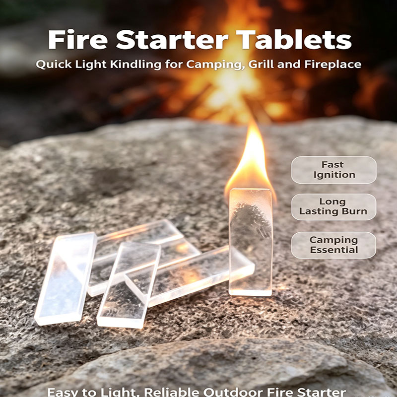 Camping Cooking Fire - 100 Pack Waterproof Fire Starter Cubes,