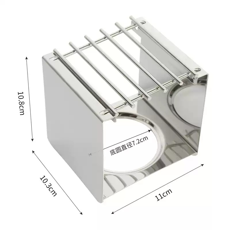 Camping Cooking Appliances - Stainless Steel Square Coffee Stove Stand