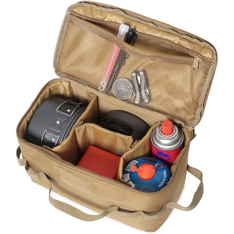Camping Cooking Organizer - Outdoor Camping Gas Tank Storage Bag
