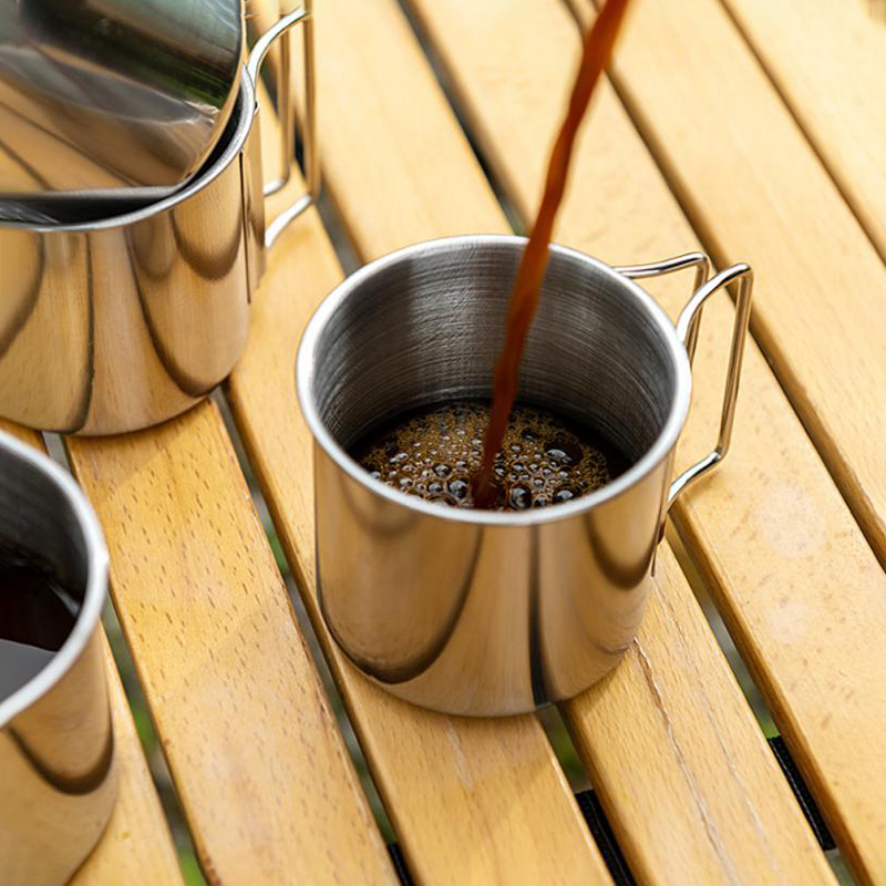 260/350/600ML Stailess Steel M - Quality Camping Cooking Set 评论和价格