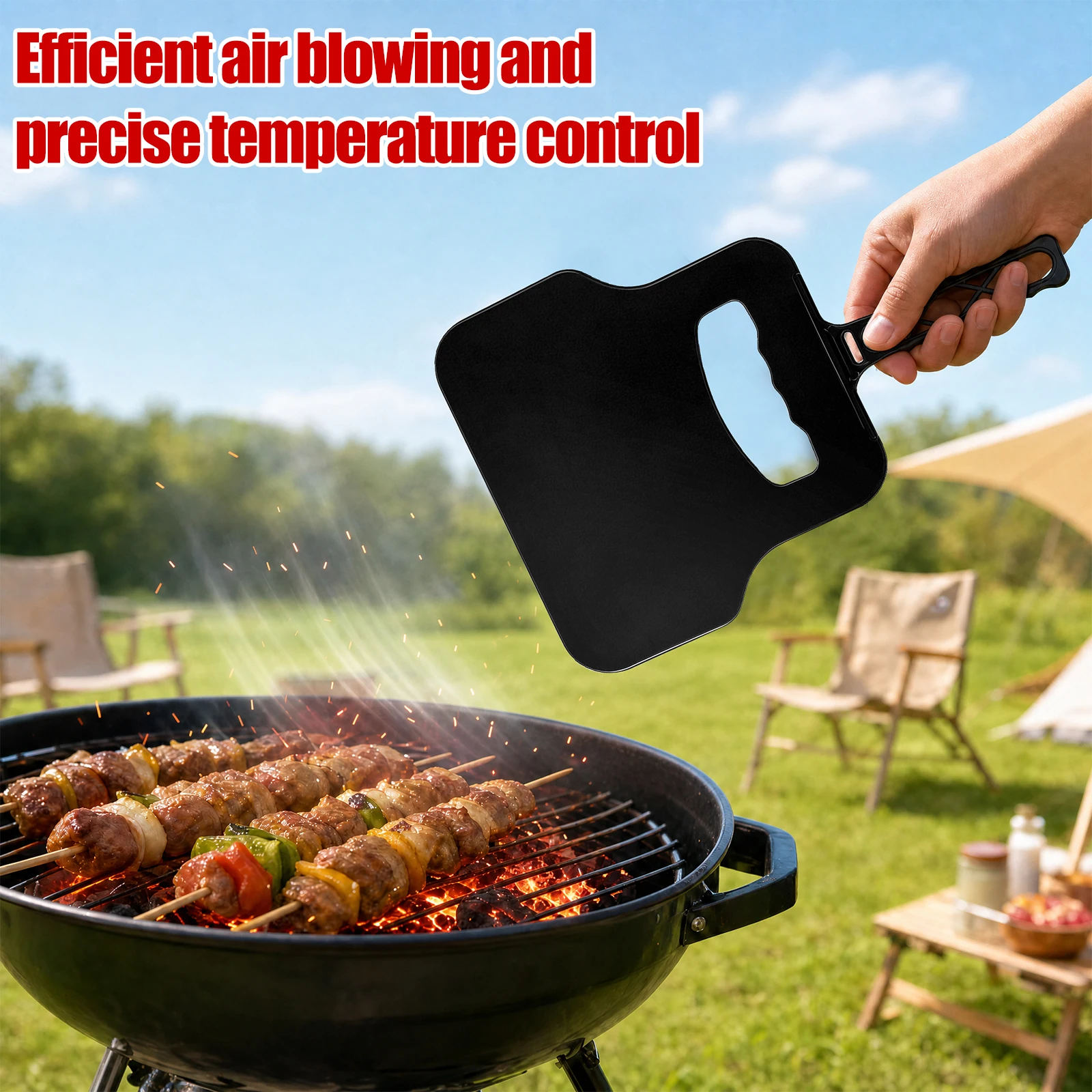 Manual Wind Maker Plastic Hand - Camping Cooking Fire 评论和价格