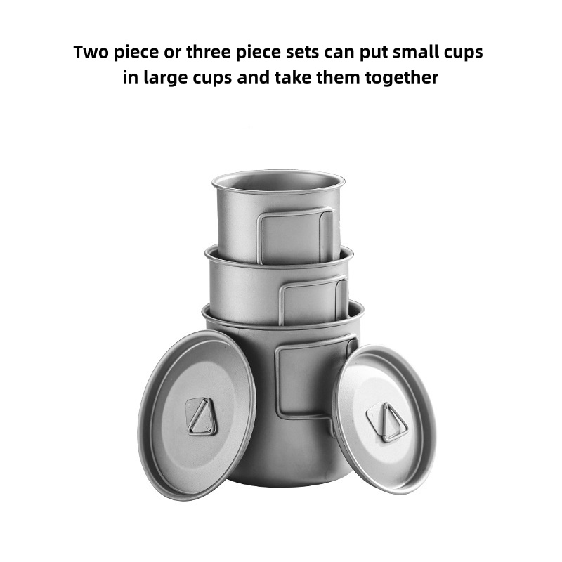 Titanium Camping Mug with Fold - Camping Cooking Organizer 评论和价格