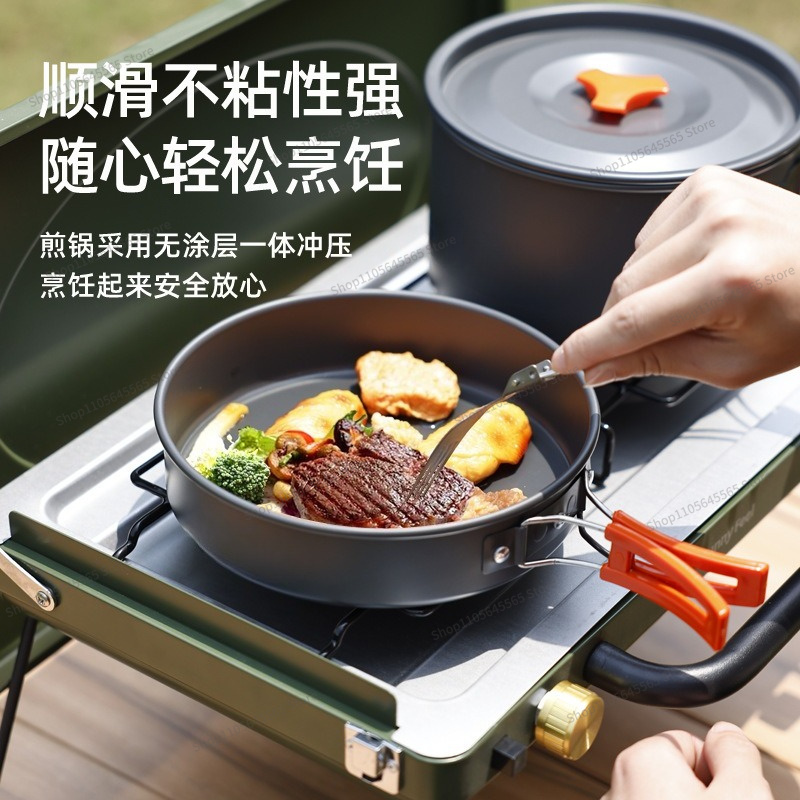 For Outdoor Camping Cookware 4 - Camping Cooking Set For 4 评论和价格