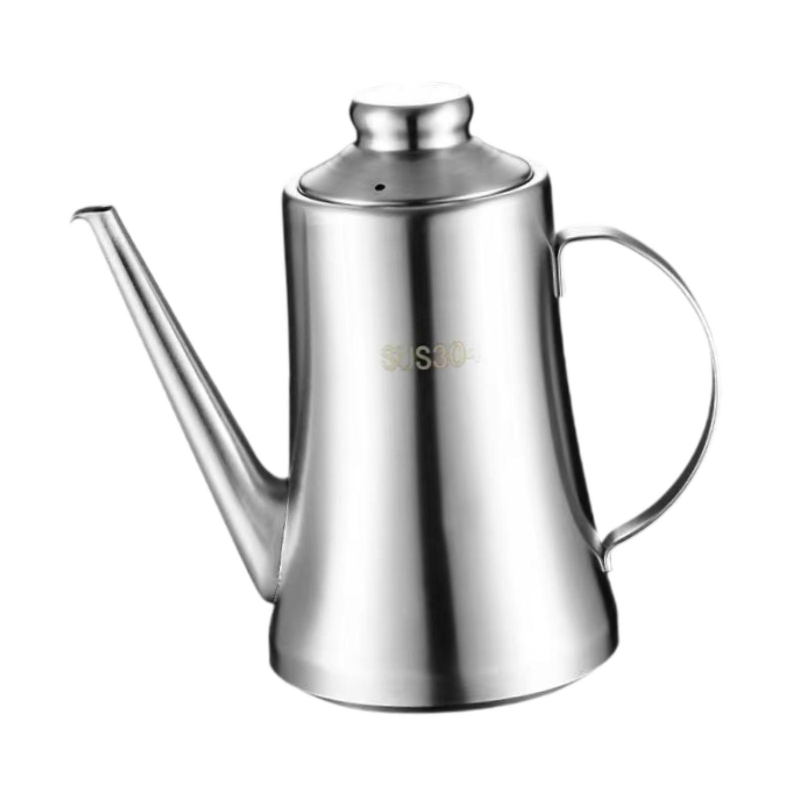 Stainless Steel Oil Dispenser  - Camping Cooking Oil Container 评论和价格
