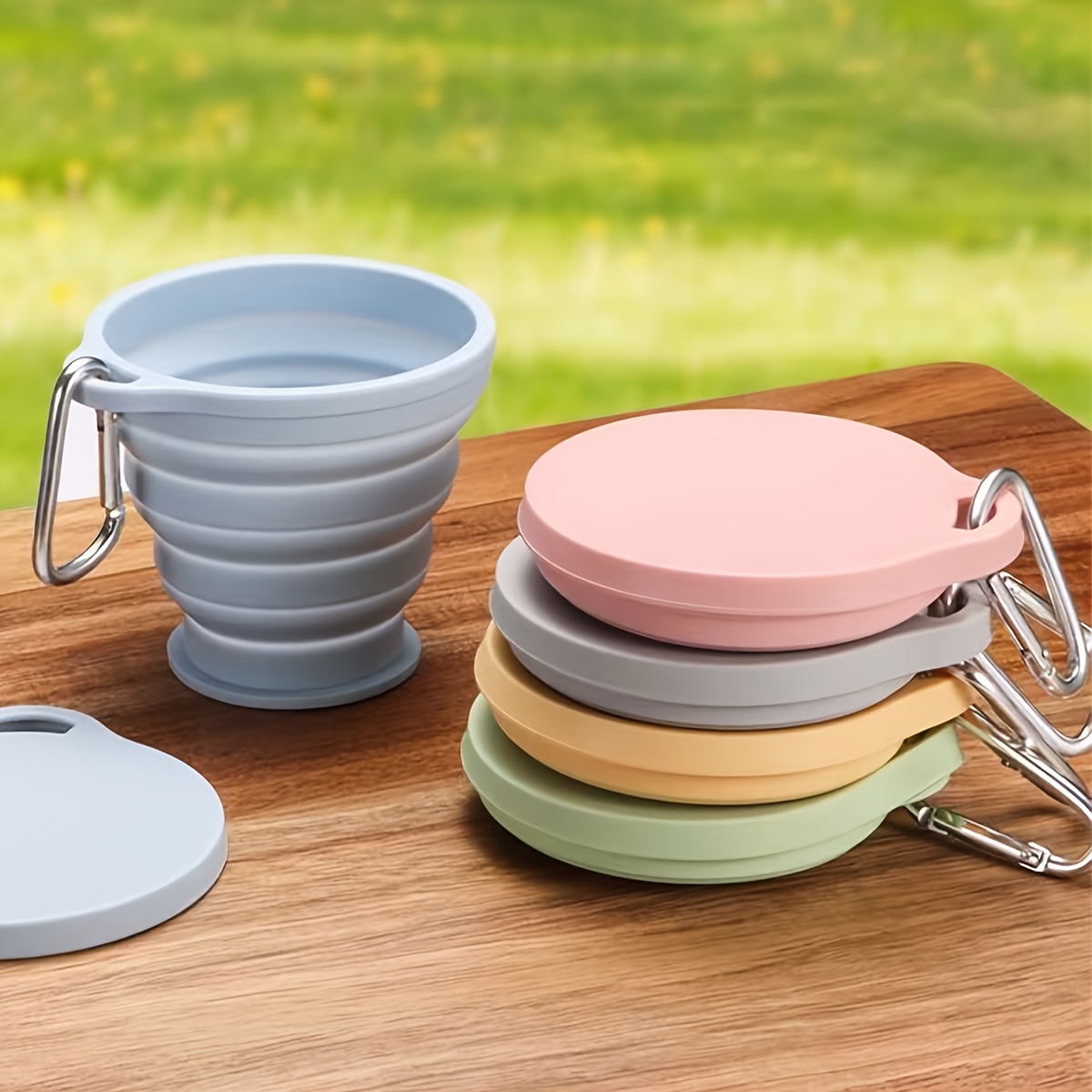 Food Grade Silicone Foldable D - Camping Cooking Food 评论和价格