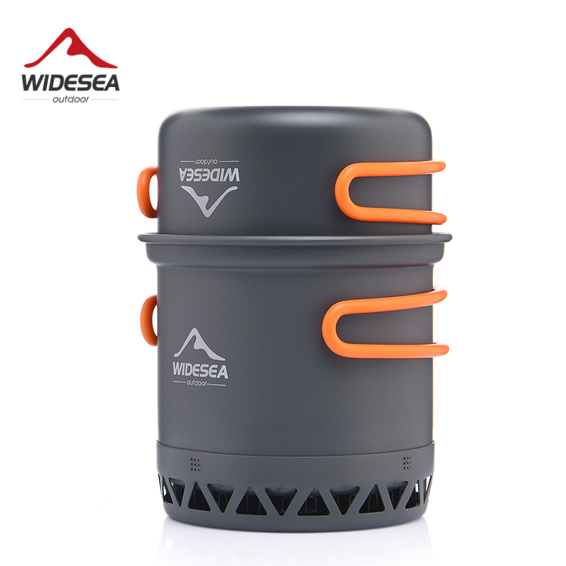 Widesea Camping Pot 1.3L 2.3L  - Camping Cooking Bundle 评论和价格