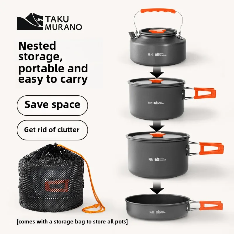 High Quality Outdoor Tableware - Quality Camping Cooking Set 评论和价格