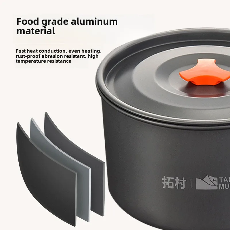 High Quality Outdoor Tableware - Quality Camping Cooking Set 评论和价格