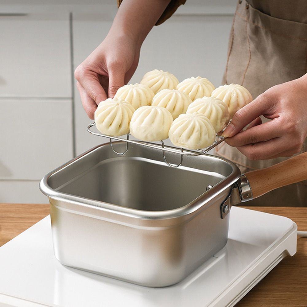 Portable Stainless Steel Fryin - Camping Cooking Set Large 评论和价格