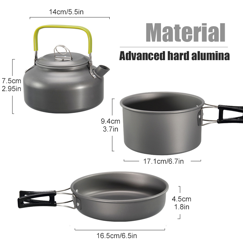 WESTTUNE Camping Cookware Kit  - Camping Cooking Set Large 评论和价格