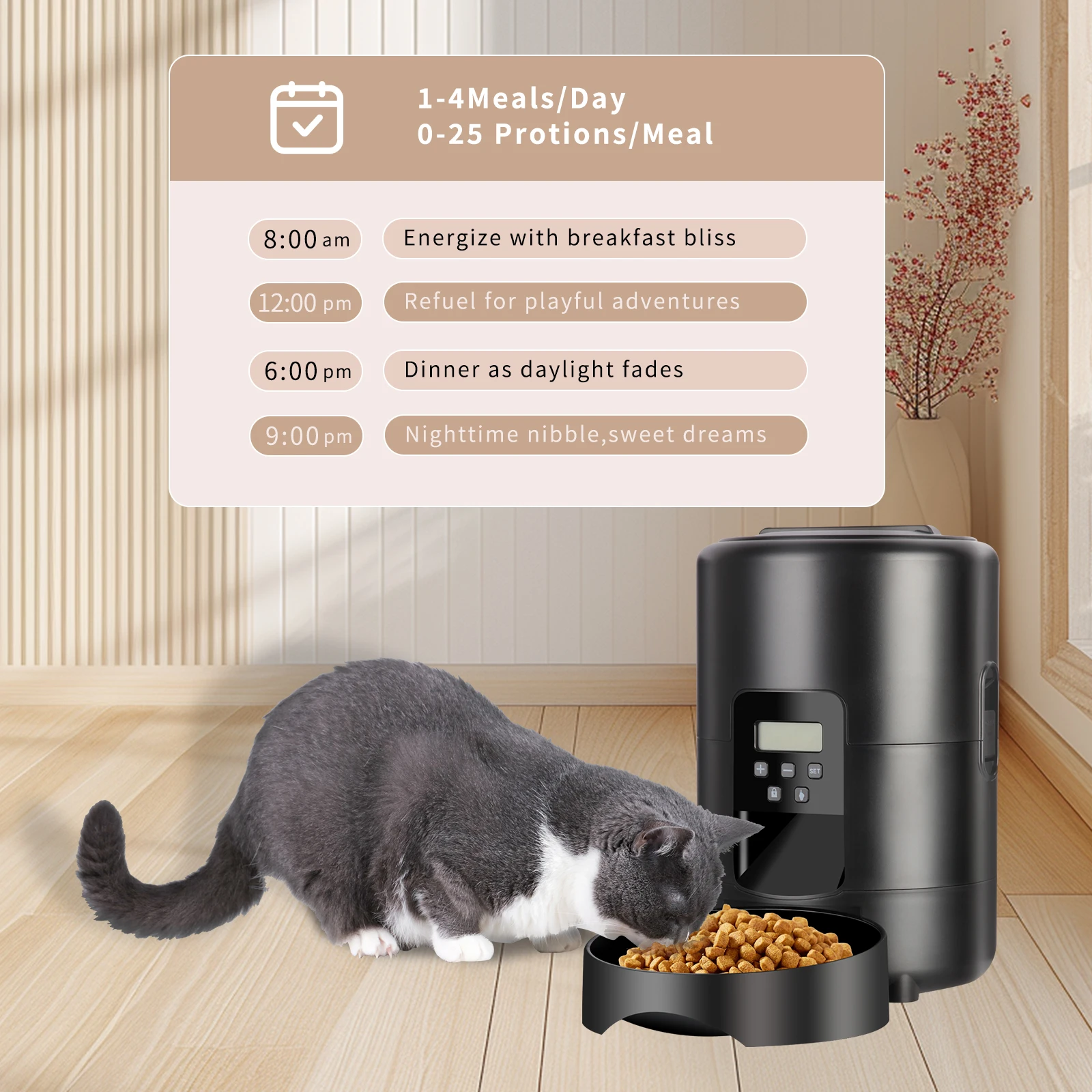 2L APP Control Automatic Pet F - Camping Cooking Food 评论和价格