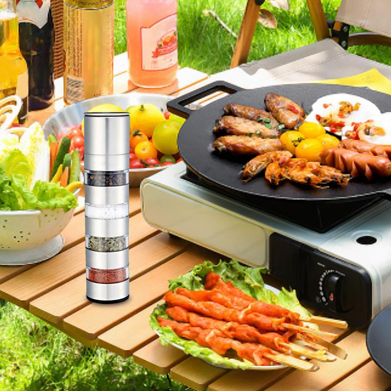 Travel Seasoning Containers Pe - Camping Cooking Set For 4 评论和价格