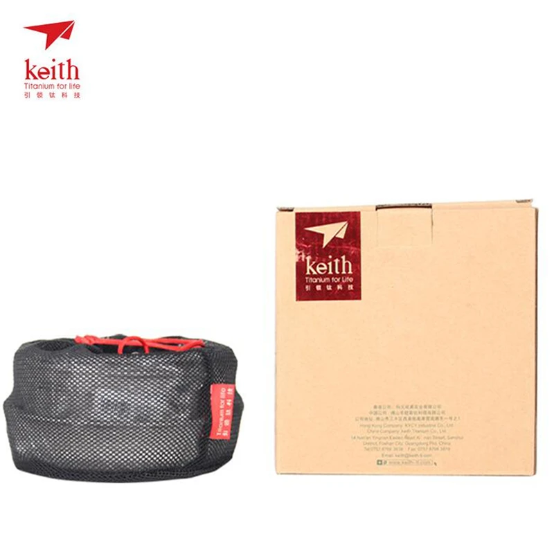 Keith 3PCS Titanium Cookware P - Camping Cooking Appliances 评论和价格