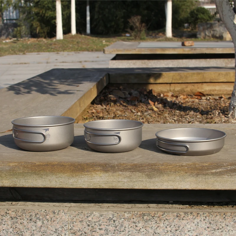 Keith 3PCS Titanium Cookware P - Camping Cooking Appliances 评论和价格