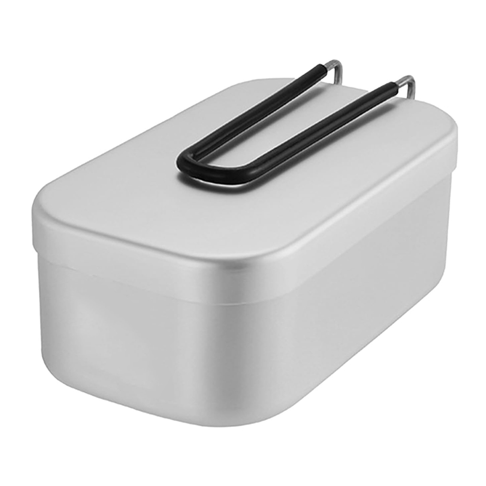 800ML Aluminum Lunch Boxes Out - Camping Cooking Food 评论和价格