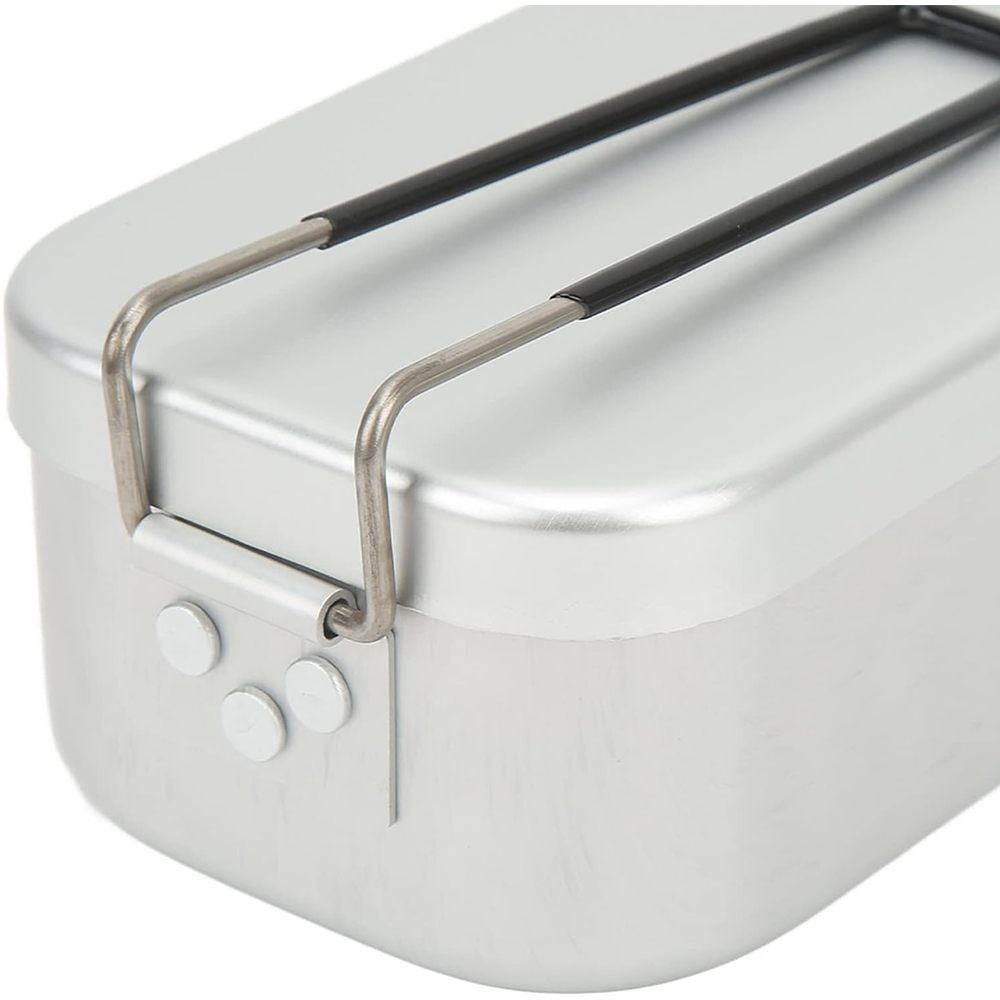 800ML Aluminum Lunch Boxes Out - Camping Cooking Food 评论和价格