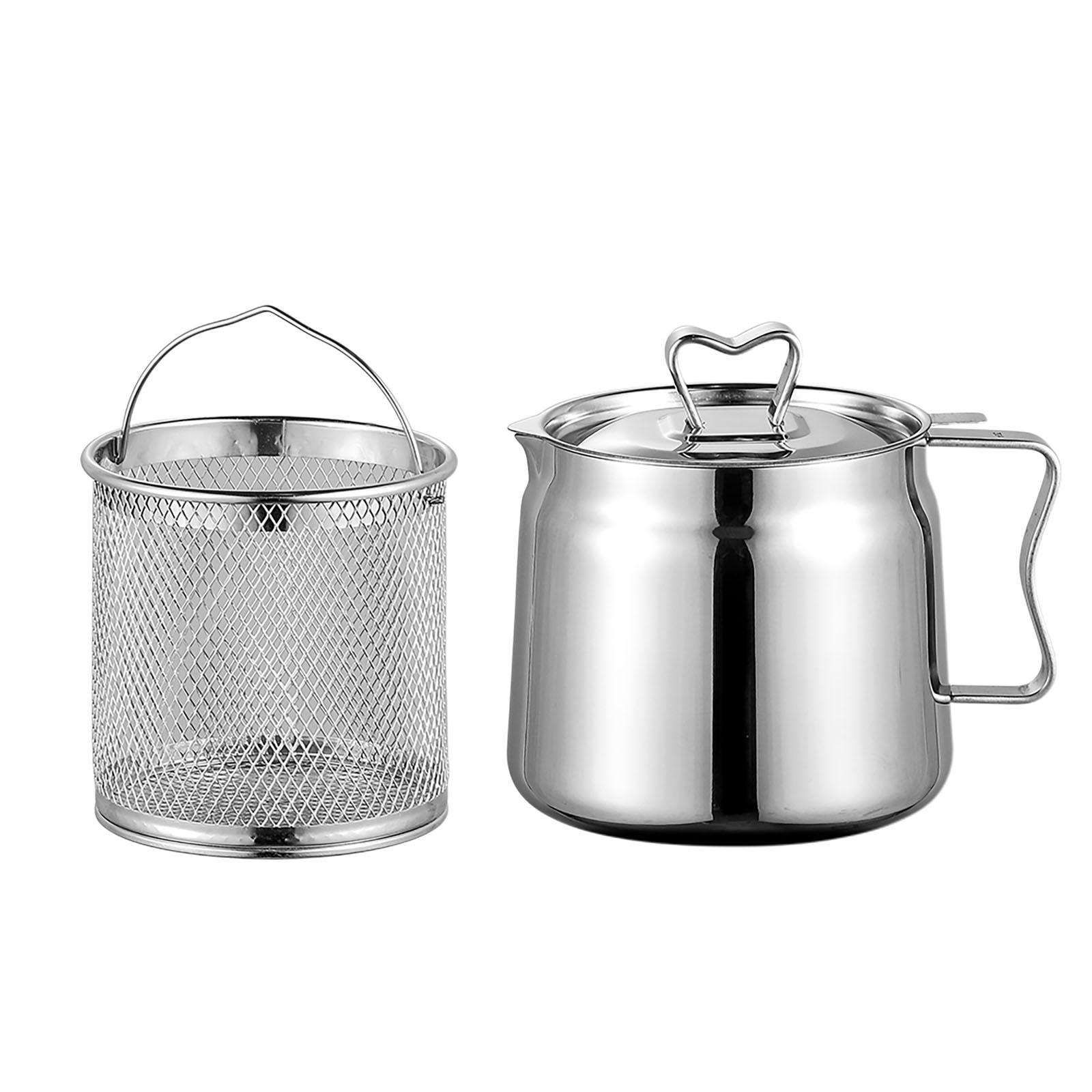 Deep Fryer Set Stainless Oil F - Camping Cooking Oil Container 评论和价格