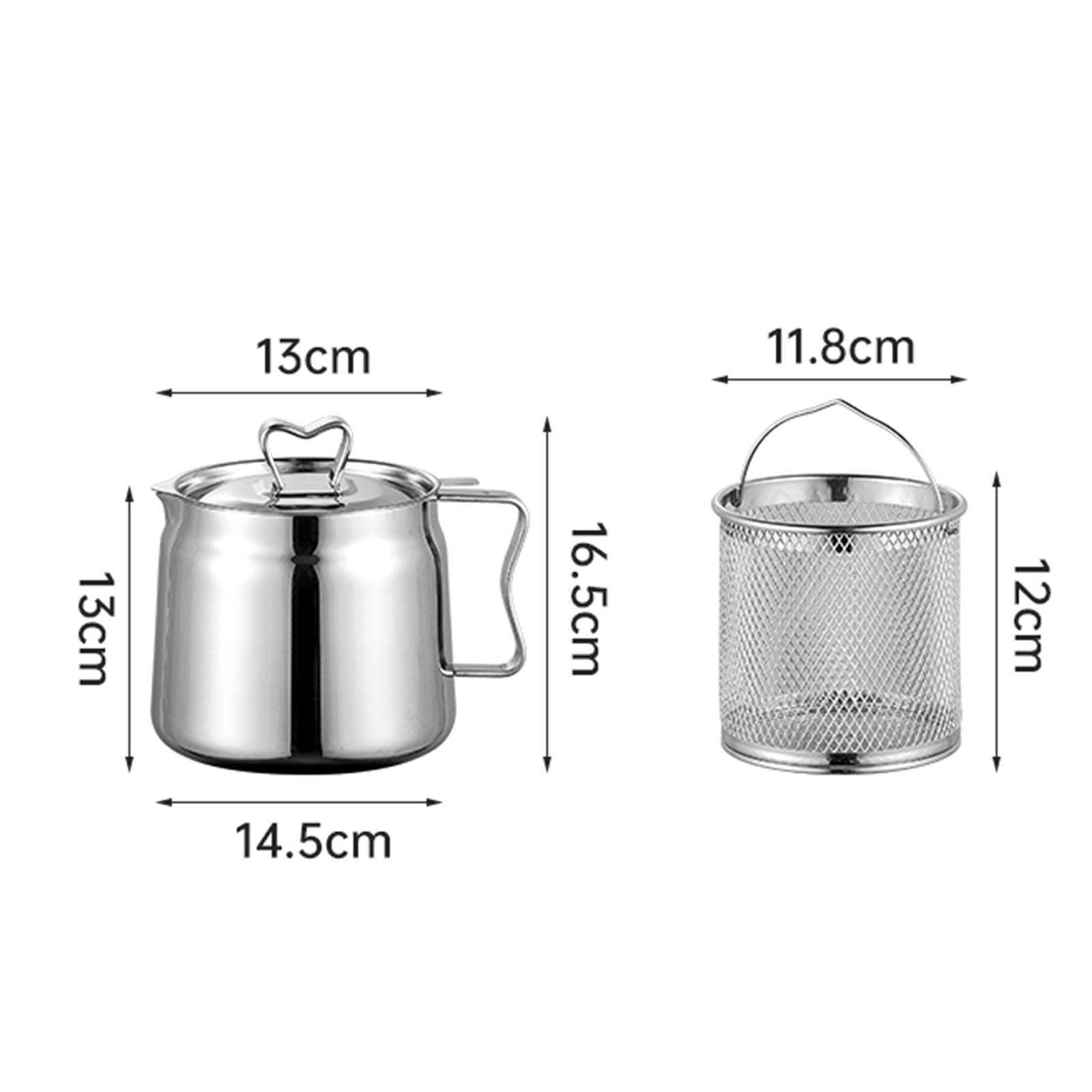 Deep Fryer Set Stainless Oil F - Camping Cooking Oil Container 评论和价格