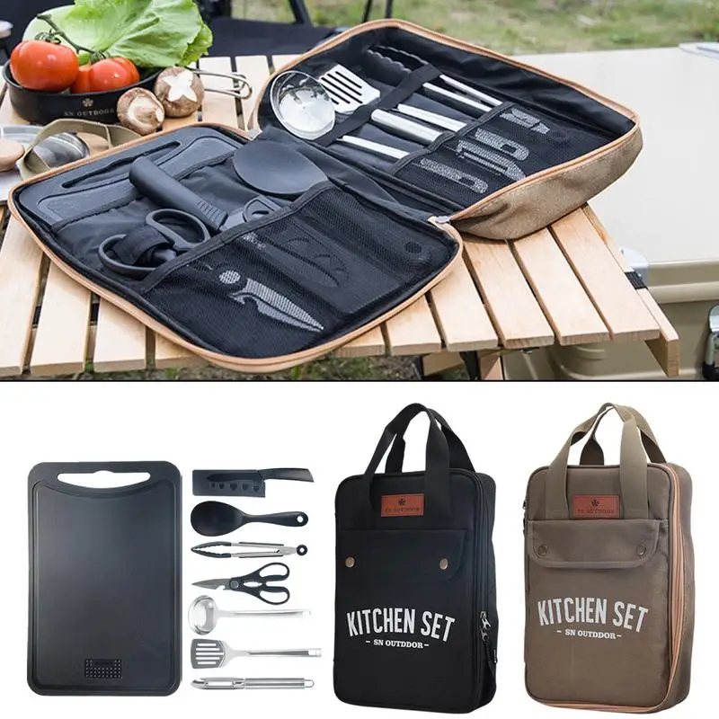 8pcs Camping Kitchen Cookware  - Camping Cooking Bundle 评论和价格
