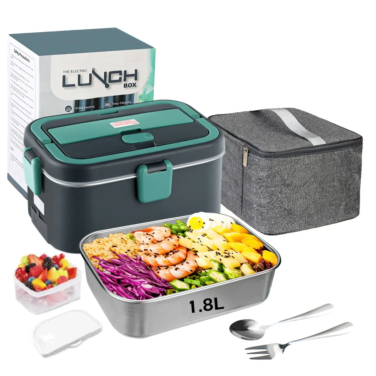 Electric Lunch Box Food Warmer - Camping Cooking Food 评论和价格