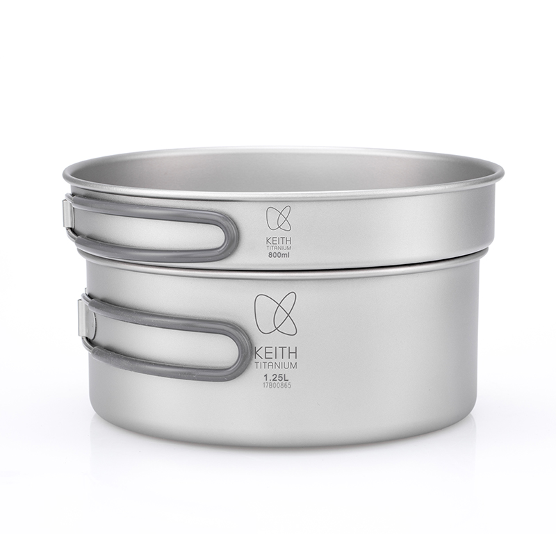 KEITH Pure Titanium 2-Piece Co - Camping Cooking Utensil Set 评论和价格