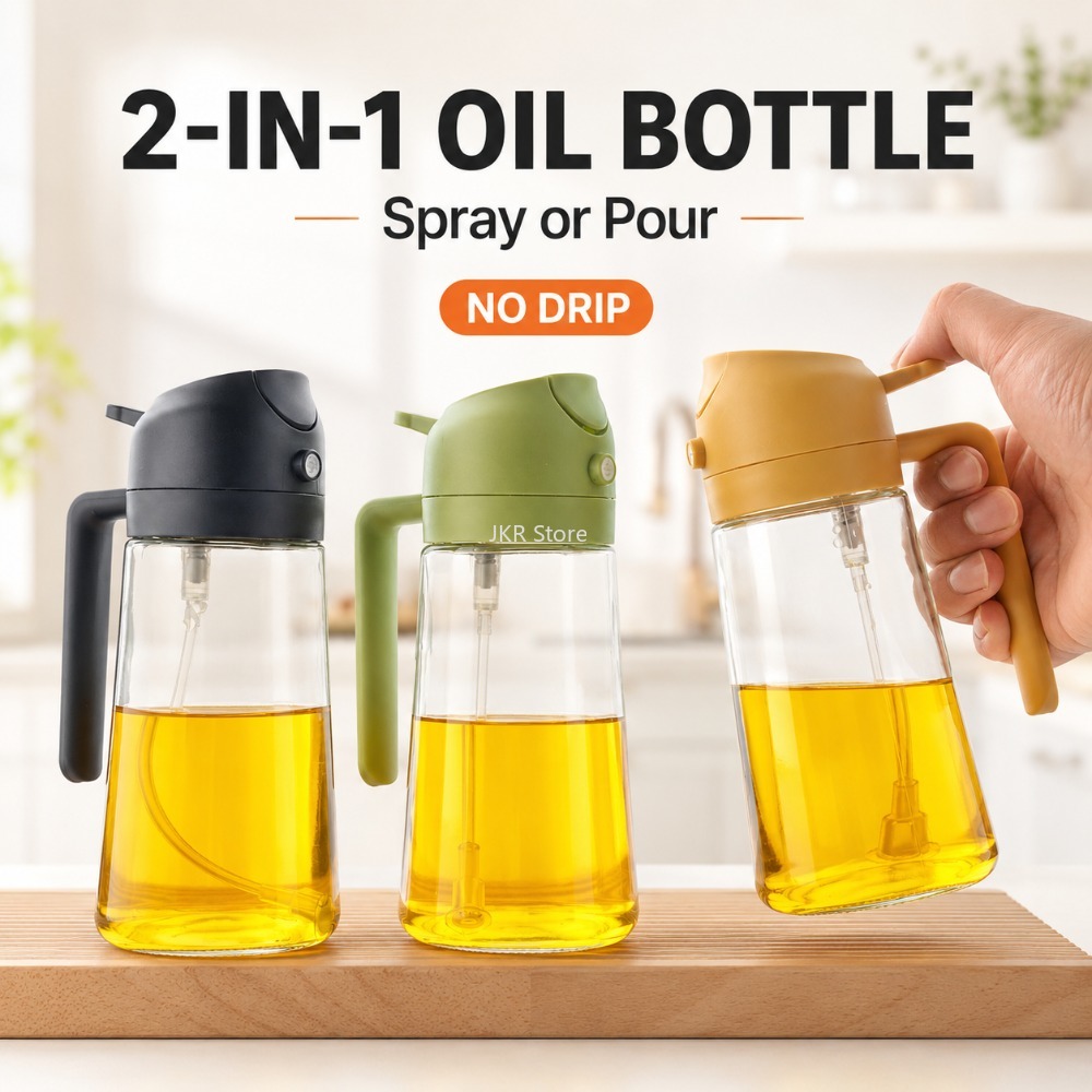 2 in 1 Olive Oil Sprayer Dispe - Camping Cooking Bbq 评论和价格