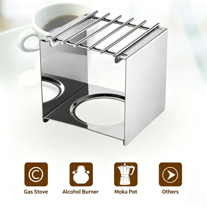 Stainless Steel Square Coffee  - Camping Cooking Appliances 评论和价格