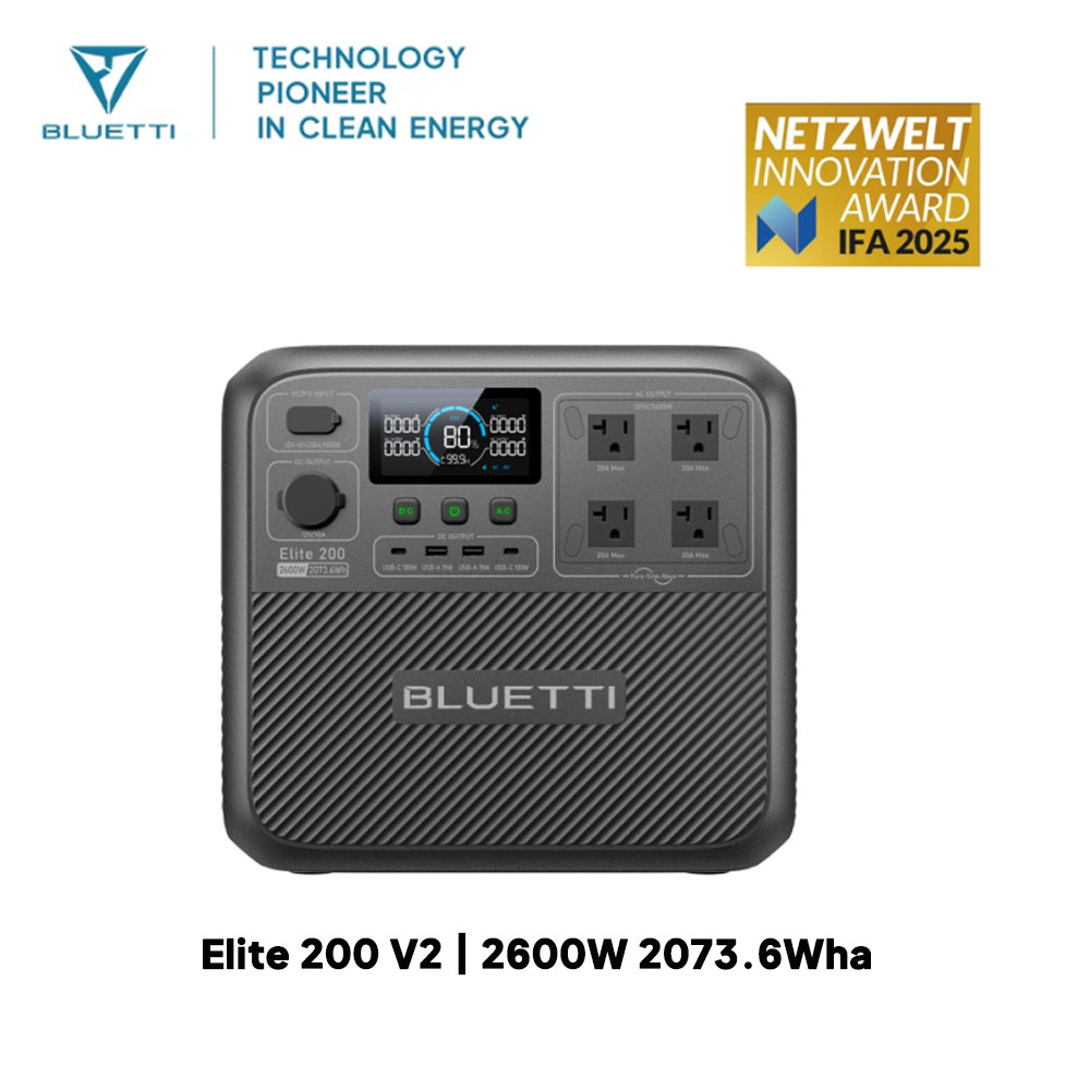 【Renew】BLUETTI Elite 200 V2 Po - Camping Cooking Appliances 评论和价格