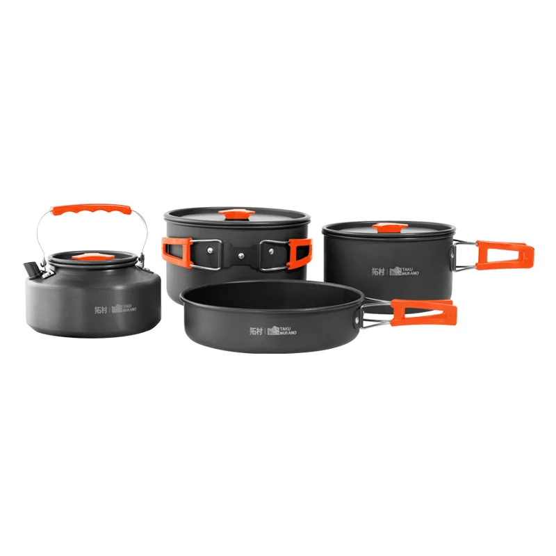 Camping Cookware Set Outdoor C - Camping Cooking Set For 4 评论和价格