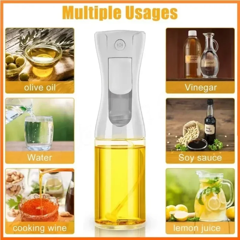 200/300/500ml Oil Spray Bottle - Camping Cooking Oil Container 评论和价格