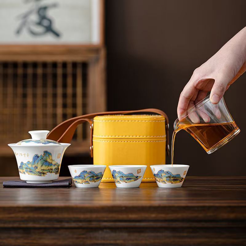 Travel Jade White Porcelain Te - Camping Cooking Tin 评论和价格