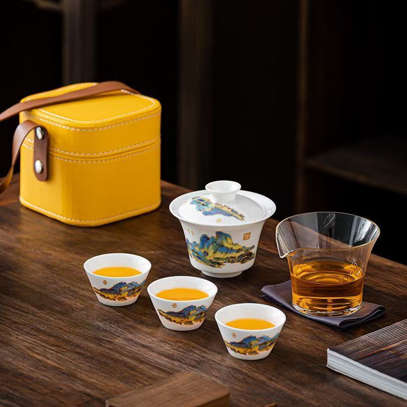 Travel Jade White Porcelain Te - Camping Cooking Tin 评论和价格