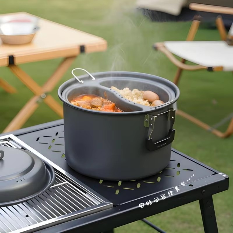 4 in 1 Plastic Dispenser Campi - Camping Cooking Set For 4 评论和价格