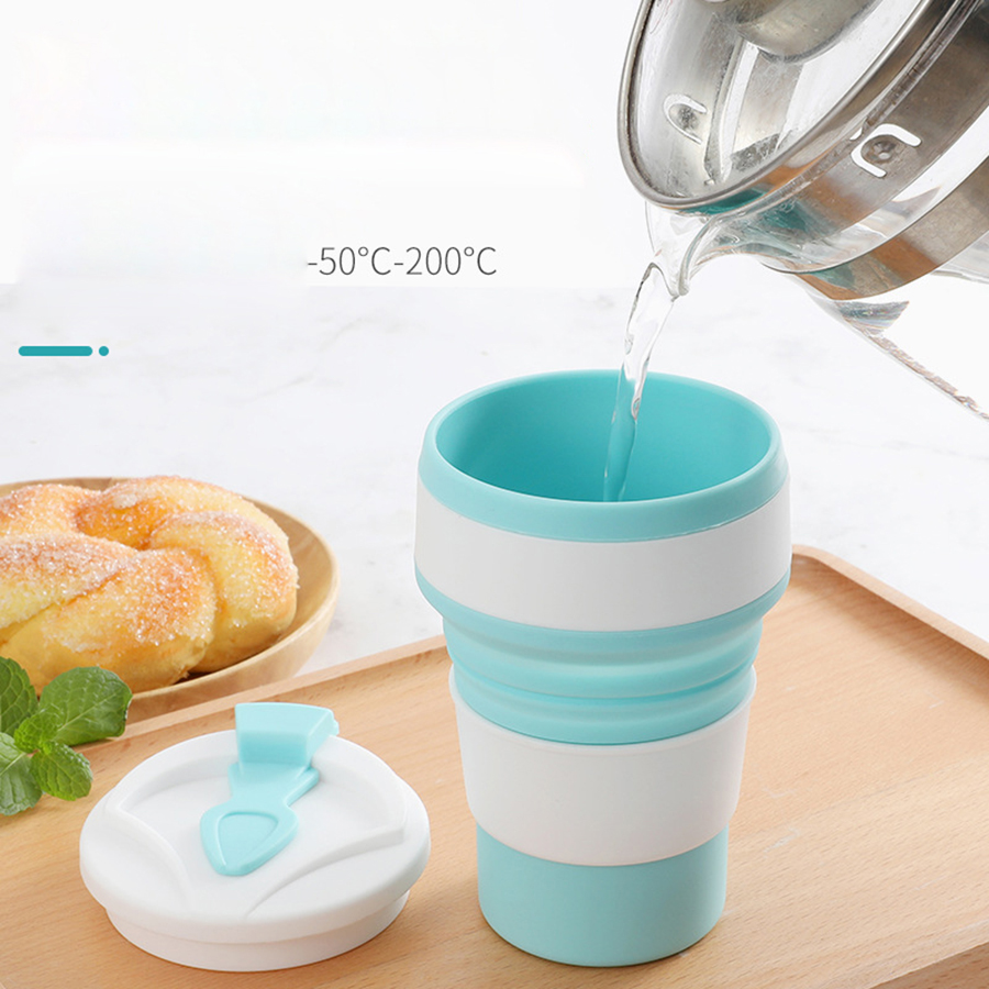 350ML Food-Grade Silicone Fold - Camping Cooking Food 评论和价格