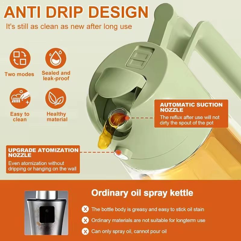 2-in-1 Sprayer Pourer Oil Empt - Camping Cooking Oil Container 评论和价格