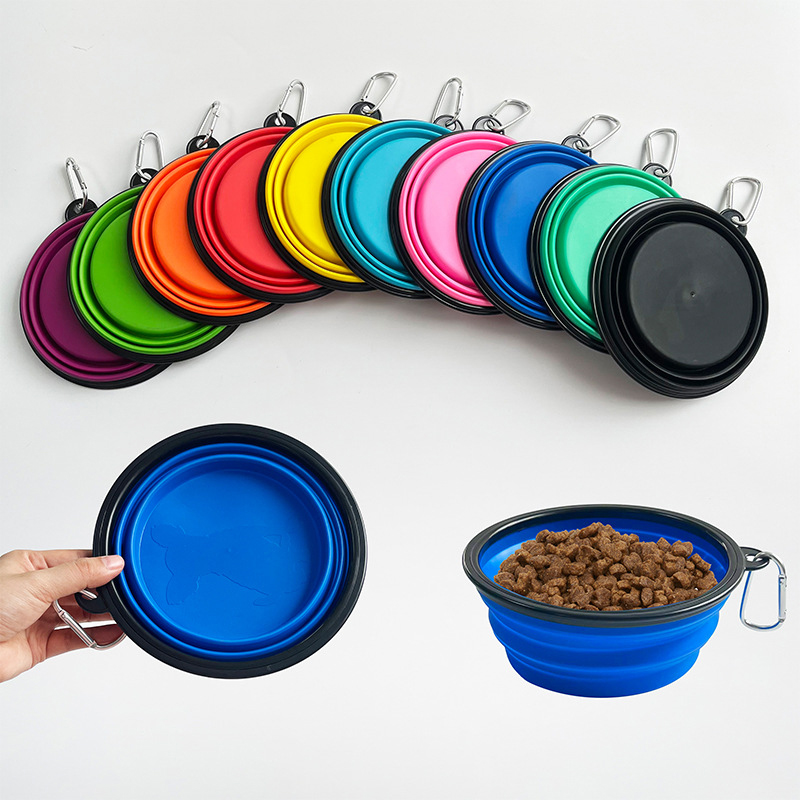 Collapsible Pet Silicone Dog F - Camping Cooking Food 评论和价格